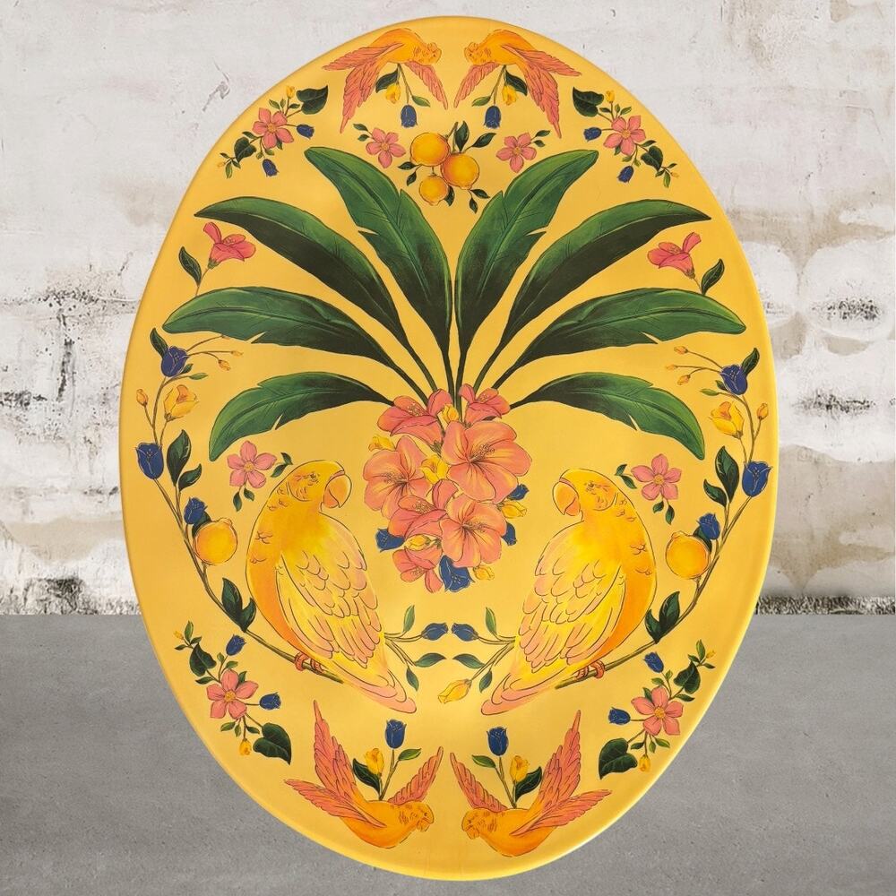 Farm Rio x Anthropologie Melamine Oval Platter NEW